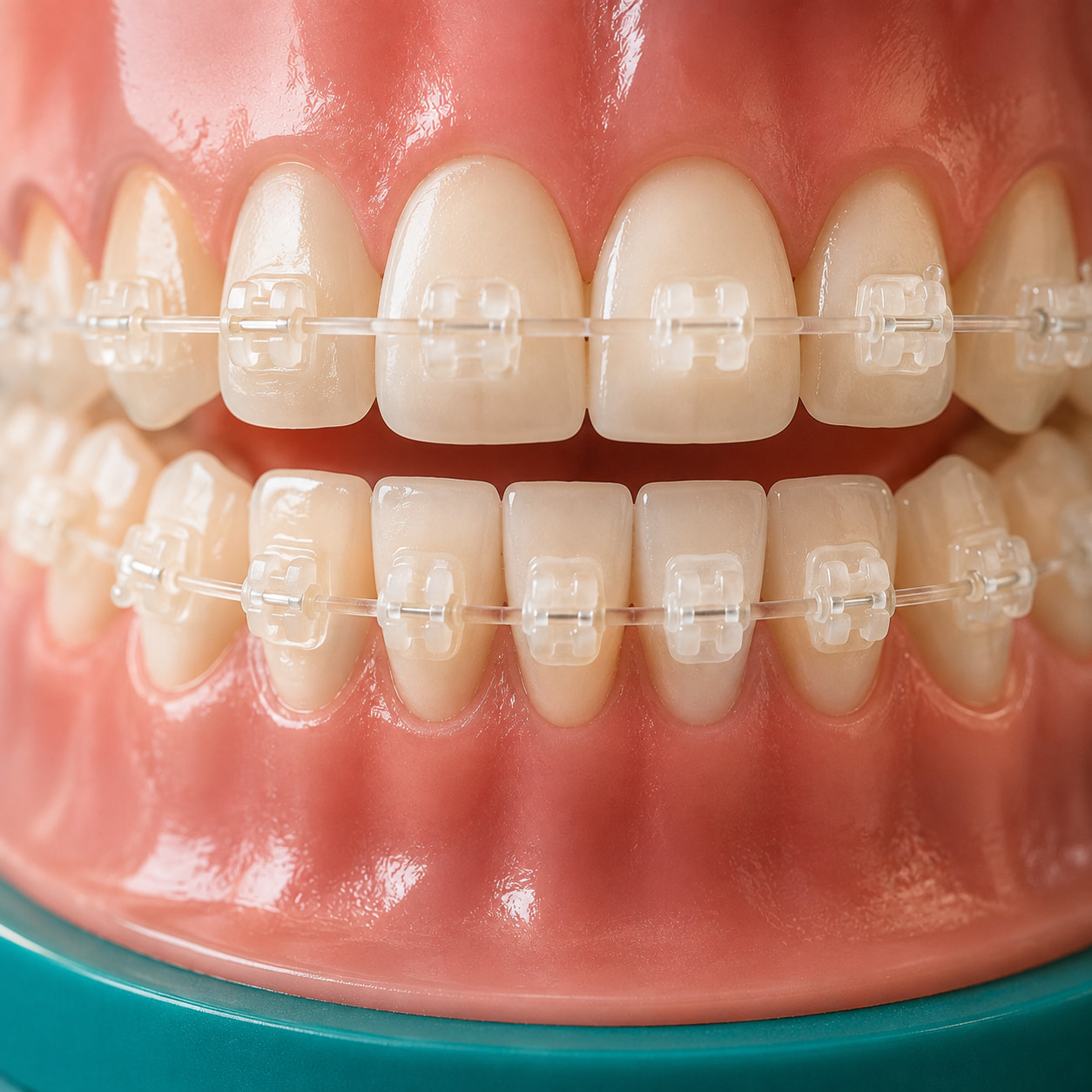 Ceramic braces Seawoods Navi Mumbai tooth-coloured discreet